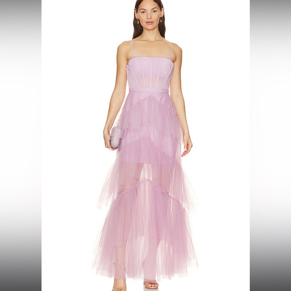 BCBG Maxazria tulle gown - Picture 4 of 4